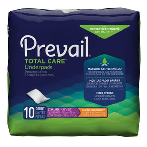 Underpad Prevail® Total Care™ 30 X 30 Inch